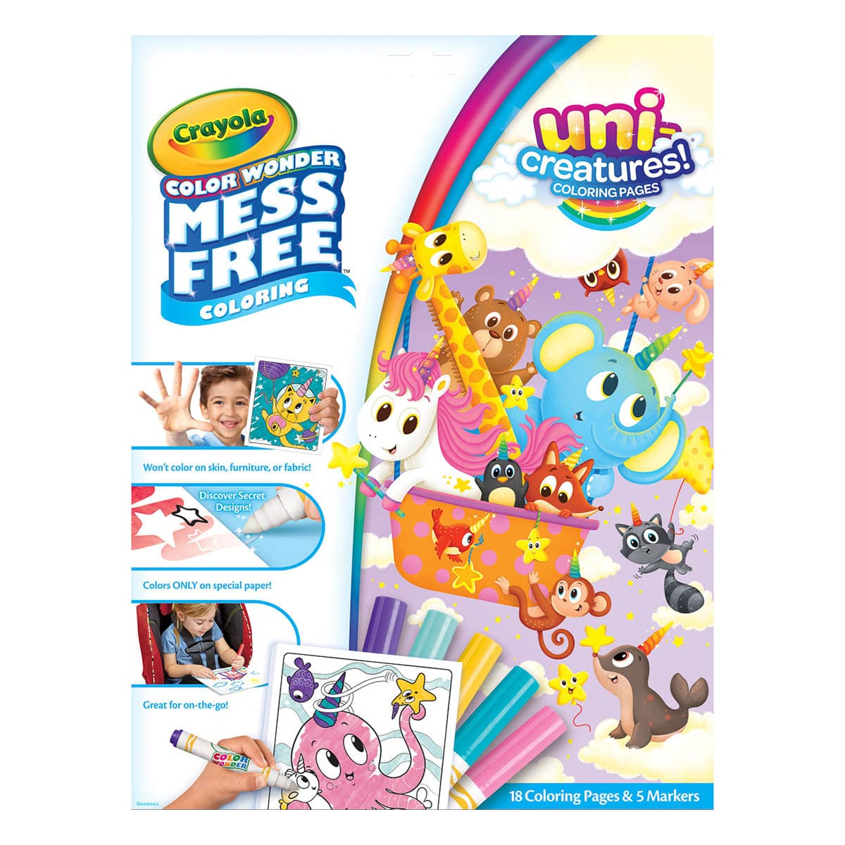 

Набор Crayola Color Wonder Раскраска с маркерами Единорогие создания 919069.018 ТМ: Crayola, 919069.018