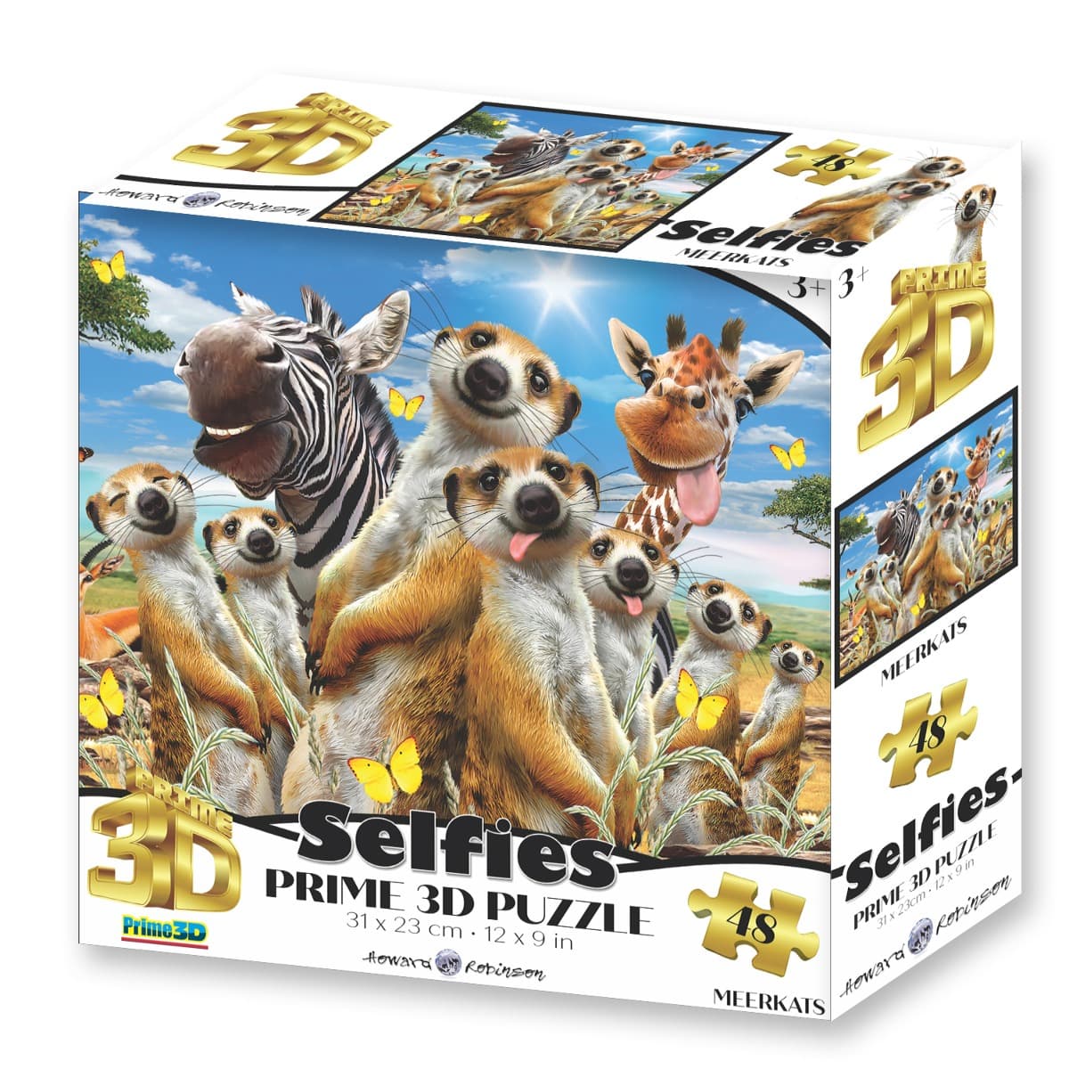 

Пазл Prime 3D Селфи Животные Сафари 48 эл 13744 ТМ: Prime 3D, 13744