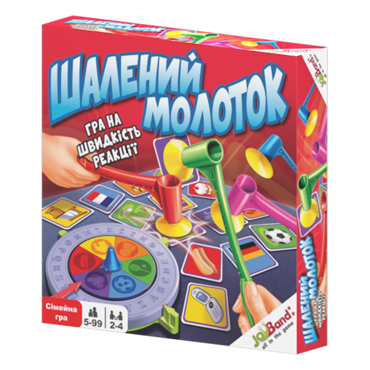 

Настольная игра JoyBand Безумный молоток 23200 ТМ: JoyBand, 23200