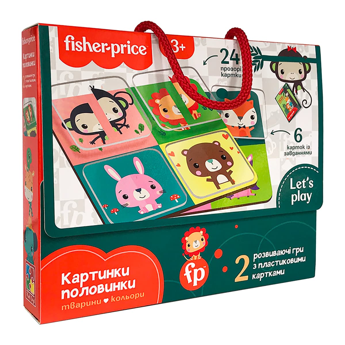 

Настольная игра с пластиковыми картами Vladi Toys Fisher Price Картинки-половинки VT2100-09 ТМ: Vladi Toys, VT2100-09