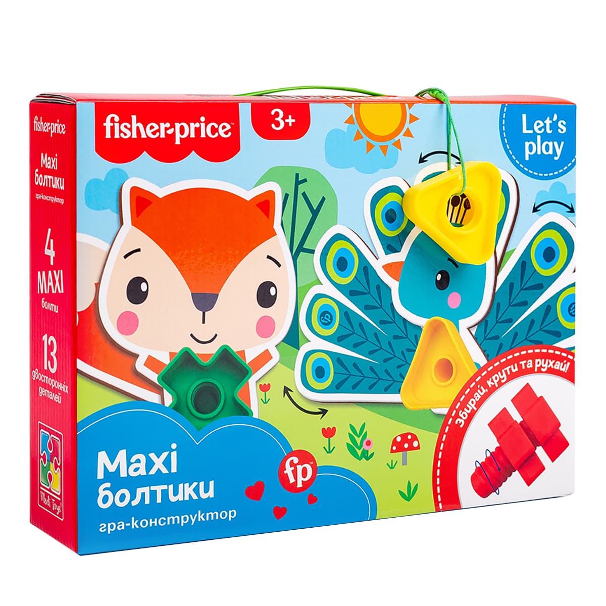

Игра-конструктор Vladi Toys Fisher Price Maxi-болтики 21 эл VT2905-23 ТМ: Vladi Toys, VT2905-23