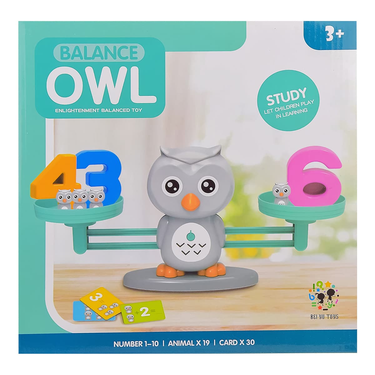 

Обучающая игра Shantou Balance Owl BY-6006 ТМ: Shantou Jinxing plastics ltd, BY-6006