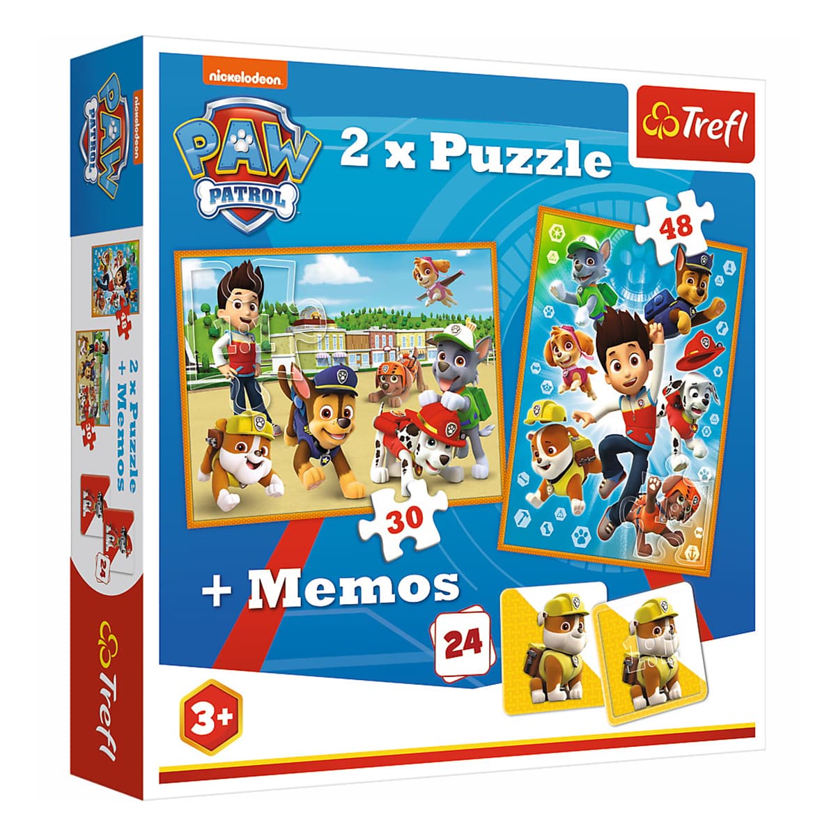 

Пазл 2 в 1Trefl Paw Patrol+Memos На помощь! 90790 ТМ: Trefl, 90790