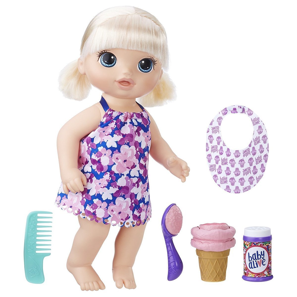 Акція на Кукла Baby Alive Малышка с мороженым C1090EU40 ТМ: Baby Alive від Antoshka