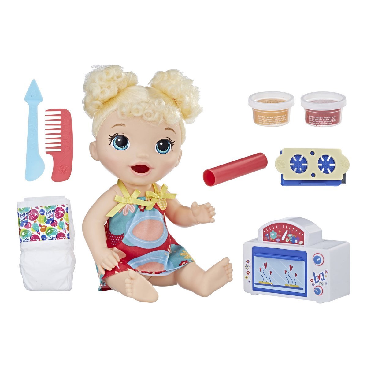 

Кукла Baby Alive Малышка и еда E1947ES01 ТМ: Baby Alive, E1947ES01
