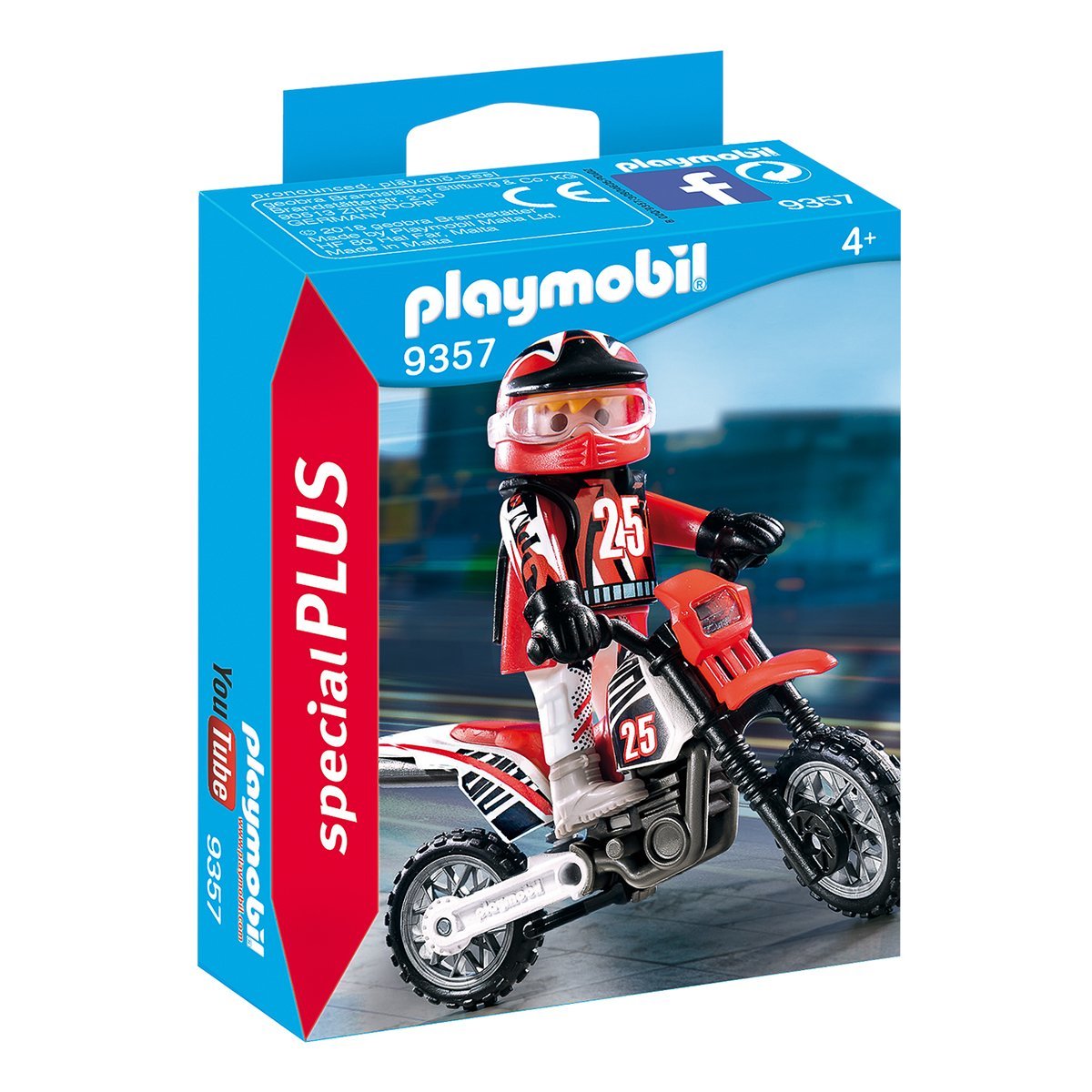 

Конструктор Playmobil Мотогонщик 9357 ТМ: Playmobil, 9357