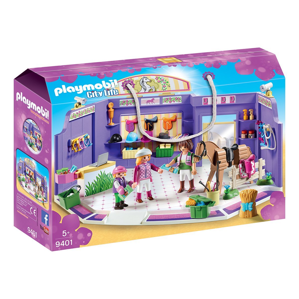 

Конструктор Playmobil Магазин конной амуниции 9401 ТМ: Playmobil, 9401