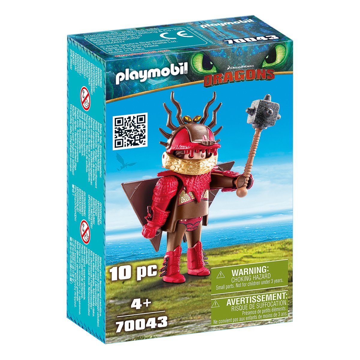 

Набор Playmobil РМ Драконы Сморкала в летном костюме 70043 ТМ: Playmobil, 70043