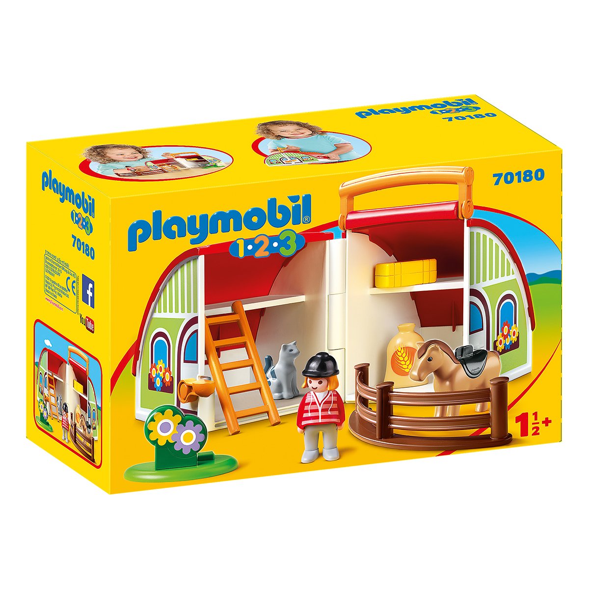 

Конструктор Playmobil Моя переносная ферма 70180 ТМ: Playmobil, 70180