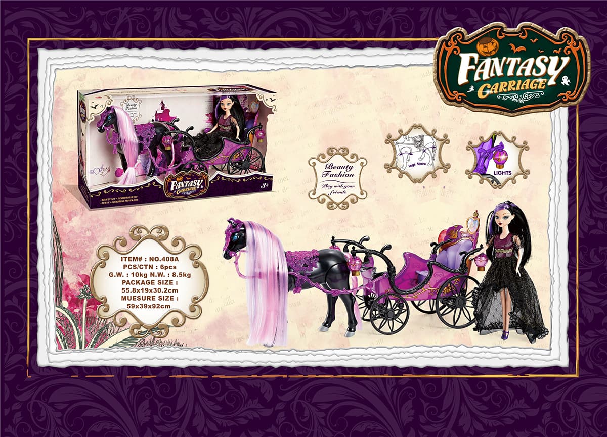 

Игровой набор Mountainking Gothic Princess с каретой EPT666054 ТМ: MOUNTAINKING, EPT666054