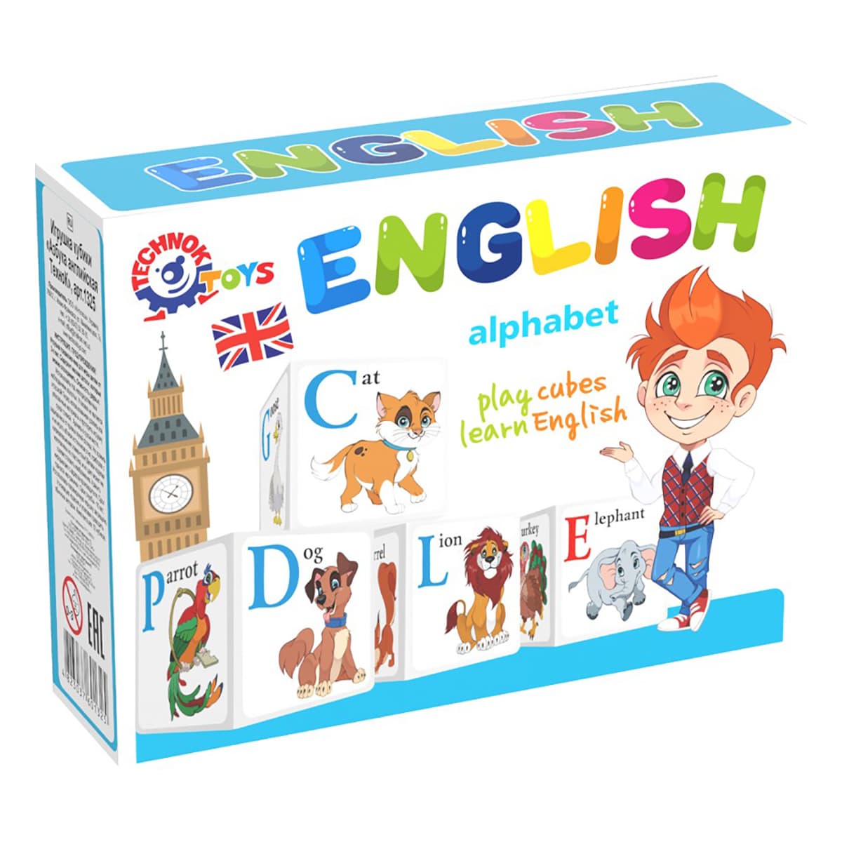 

Кубики Технок English alphabet (англ) 1325 ТМ: Технок, 1325
