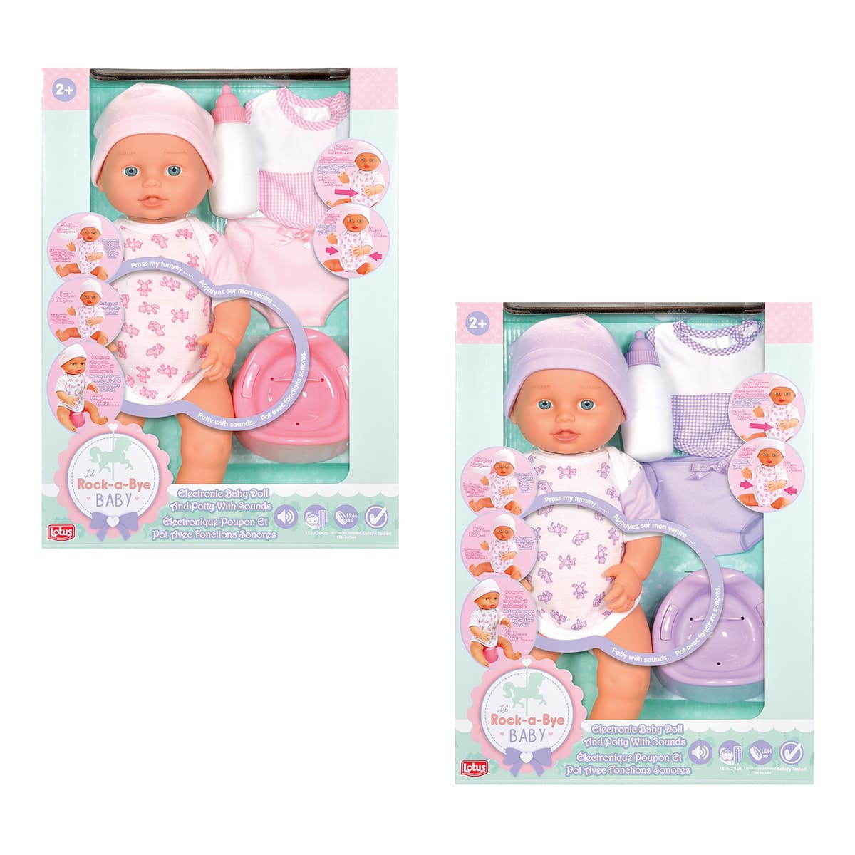 

Интерактивный пупс Lotus Rock-a-bye Baby 38 см 15982/1 ТМ: Lotus, 15982/1