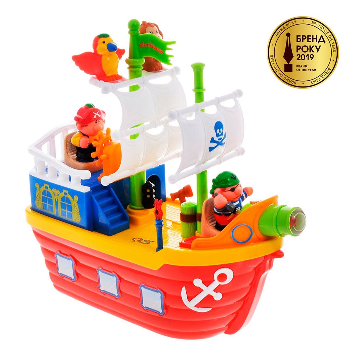 

Музыкальная игрушка Kiddieland Пиратский корабль 38075 ТМ: Kiddieland, 38075