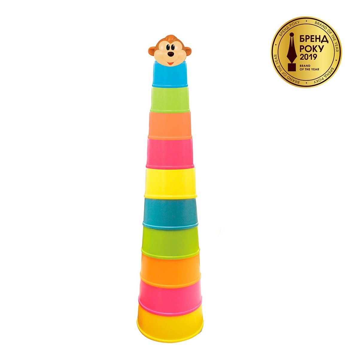 

Игровой набор Kiddieland Мартышка пирамидка 57646 ТМ: Kiddieland, 57646