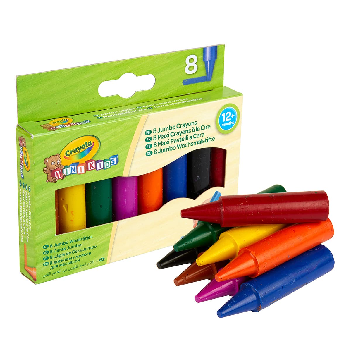 Набір воскових крейд Crayola Mini Kids Jumbo Crayons 8 шт - 4