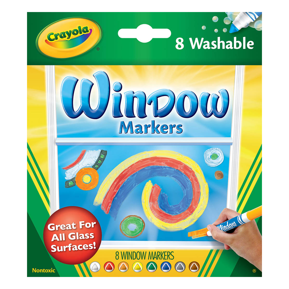 

Набор фломастеров Crayola Washable Window markers для стекла 8 шт 256344.024 ТМ: Crayola, 256344.024