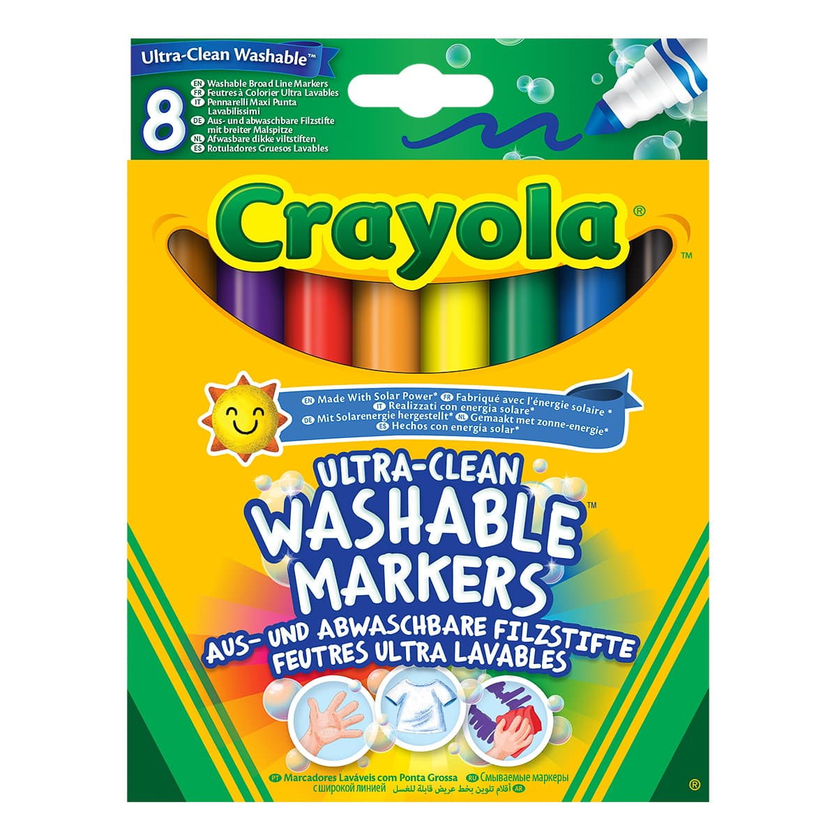 

Набор фломастеров Crayola Ultra-Clean Washable Markers 8 шт 58-8328G ТМ: Crayola, 58-8328G