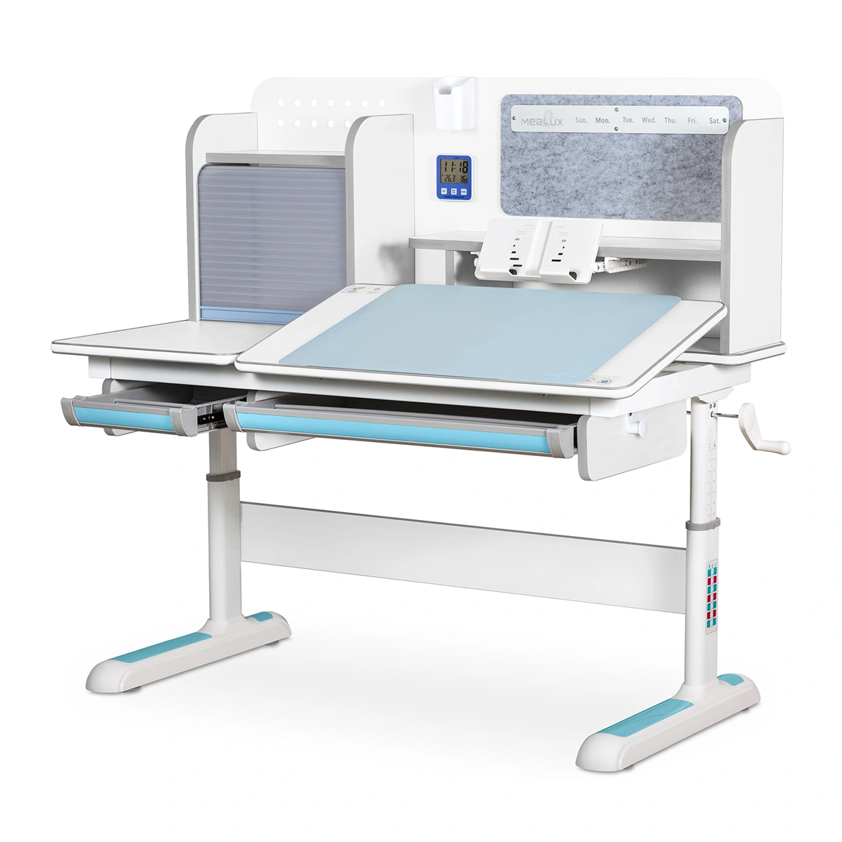 Стіл Mealux Winnipeg Multicolor WG + BL - 1