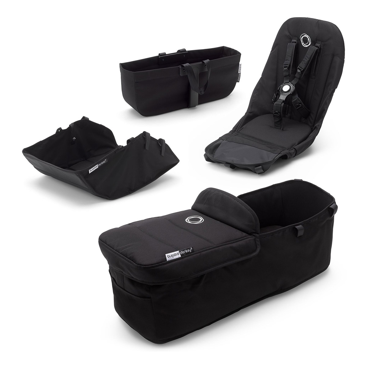 

Текстиль на люльку и прогулочный блок Bugaboo Style Set для коляски Donkey 3 Black 180121ZW02 ТМ: Bugaboo, Черный, 180121ZW02
