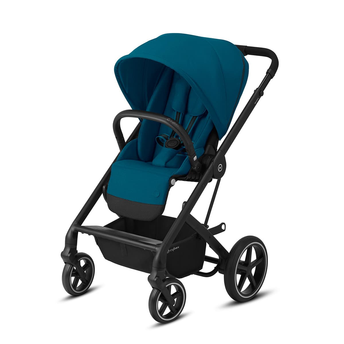 

Коляска Cybex Balios S Lux SLV River Blue Turquoise с бампером 520001241 ТМ: Cybex, Синий, 520001241