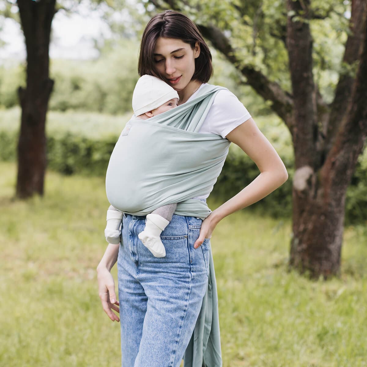 

Слинг-шарф Love&Carry Organic Cotton Pistachio LC431 ТМ: LoveCarry, Зеленый, LC431