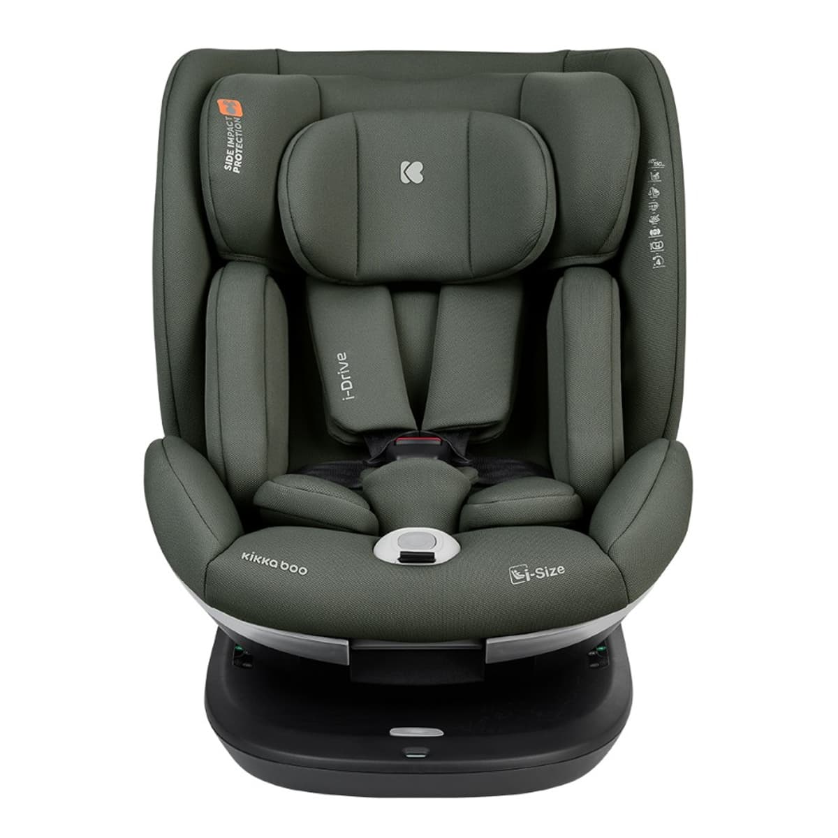 Автокрісло Kikka boo i-Drive i-Size Army Green 40-150 см - 3