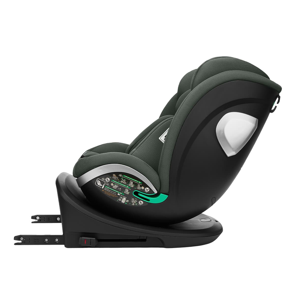 Автокрісло Kikka boo i-Drive i-Size Army Green 40-150 см - 9