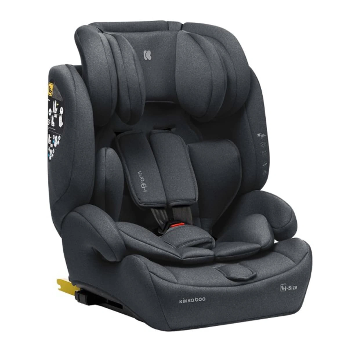 Автокрісло Kikka boo i-Bronn i-Size Grey 76-150 см - 1