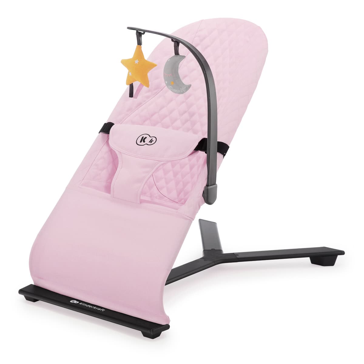Шезлонг-гойдалка Kinderkraft Mimi Pink - 1