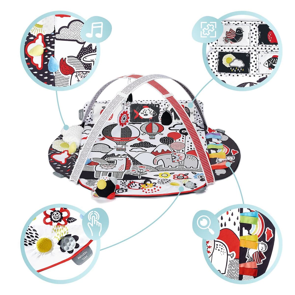 Килимок розвиваючий Kinderkraft 4Smart - 6