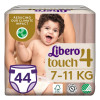 Подгузники Libero Touch Размер 4 (7-11 кг), 44 шт
