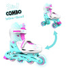 Роликовые коньки Neon Combo Skates Laguna Inline & Quad 2 в 1, р. 30-33