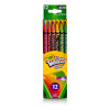 Набор карандашей Crayola Twistables с ластиком 12 шт