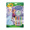 Книга-раскраска с фломастерами Crayola Холодное сердце