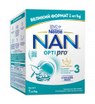 Смесь молочная сухая Nan 3 optipro с олигосахаридом 2´FL 1000 г