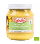 Пюре органическое Babybio на основе кокосового молока с манго и ананасом 130 г