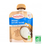 Пудинг органический Babybio из ферментированного молока без сахара 85 г