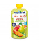 Пюре Hamanek Яблоко с грушей и бататом 100 г