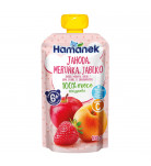 Пюре Hamanek Яблоко с клубникой и абрикосом 100 г