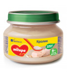 Мясное пюре Milupa Кролик 80 г
