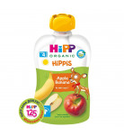 Фруктовое органическое пюре HiPP HiPPiS Яблоко-Банан 100 г