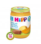 Мясо-овощное органическое пюре HiPP Тыква и картофель с говядиной 190 г