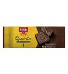 Вафли Dr. Schar Quadritos с какао в темном шоколаде 40 г