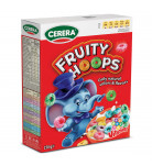 Сухой завтрак Cerera Fruity Hoops Цветные кольца 250 г