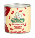 Фасоль красная натуральная стерилизованная WellDar 410 г