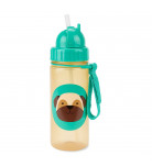 Поильник с трубочкой Skip Hop Zoo Мопс 390 мл