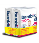 Подгузники Bambik Double Maxi (7-18 кг) 72 шт
