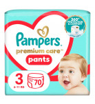 Подгузники-трусики Pampers Premium Care Pants Размер 3 (6-11 кг) 70 шт