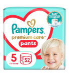 Подгузники-трусики Pampers Premium Care Pants Размер 5 (11-17 кг) 52 шт