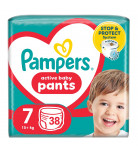 Подгузники-трусики Pampers Active Baby Pants Размер 7 (15+ кг) 38 шт